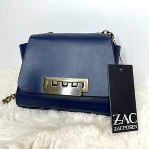 Small Zac Posen Eartha Icon Crossbody Midnight Ue Brand New with Tags